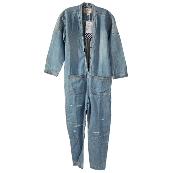 NWT Sandrine Rose x Free People Kimono jumpsuit - Picture 5 of 15